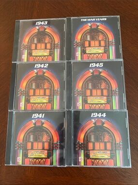 The War Years 1941-1945 CD Set - Multi-Color Jukebox Artwork